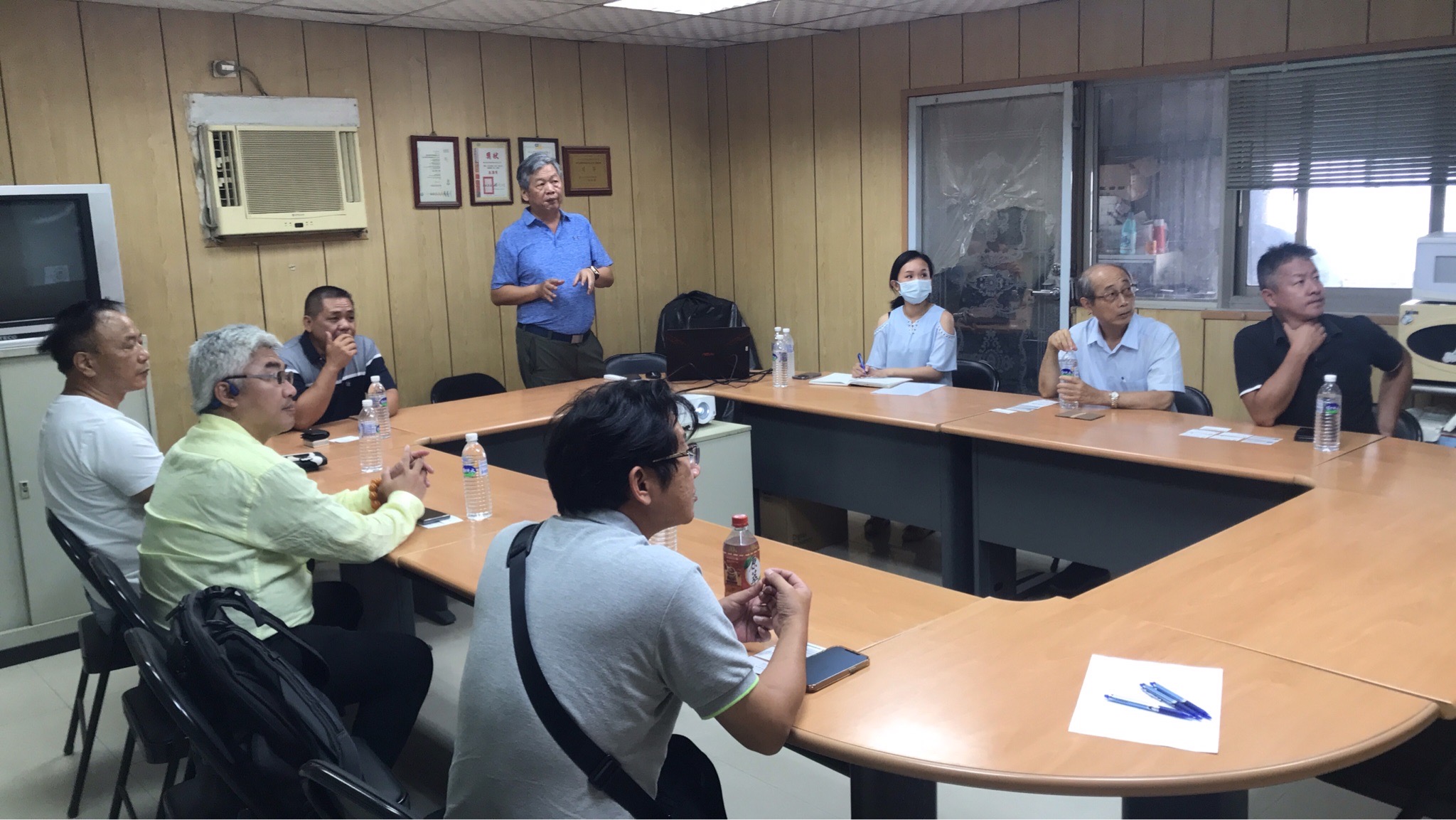 112.08.31 參觀陽光城市後端水泥窯業協助去化廢矽酸鈣板、廢石膏板
